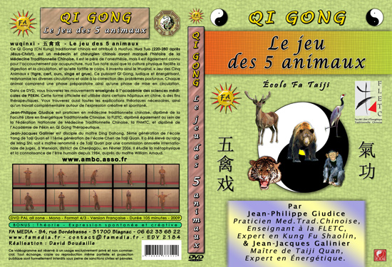 DVD QI GONG Le jeu des 5 animaux