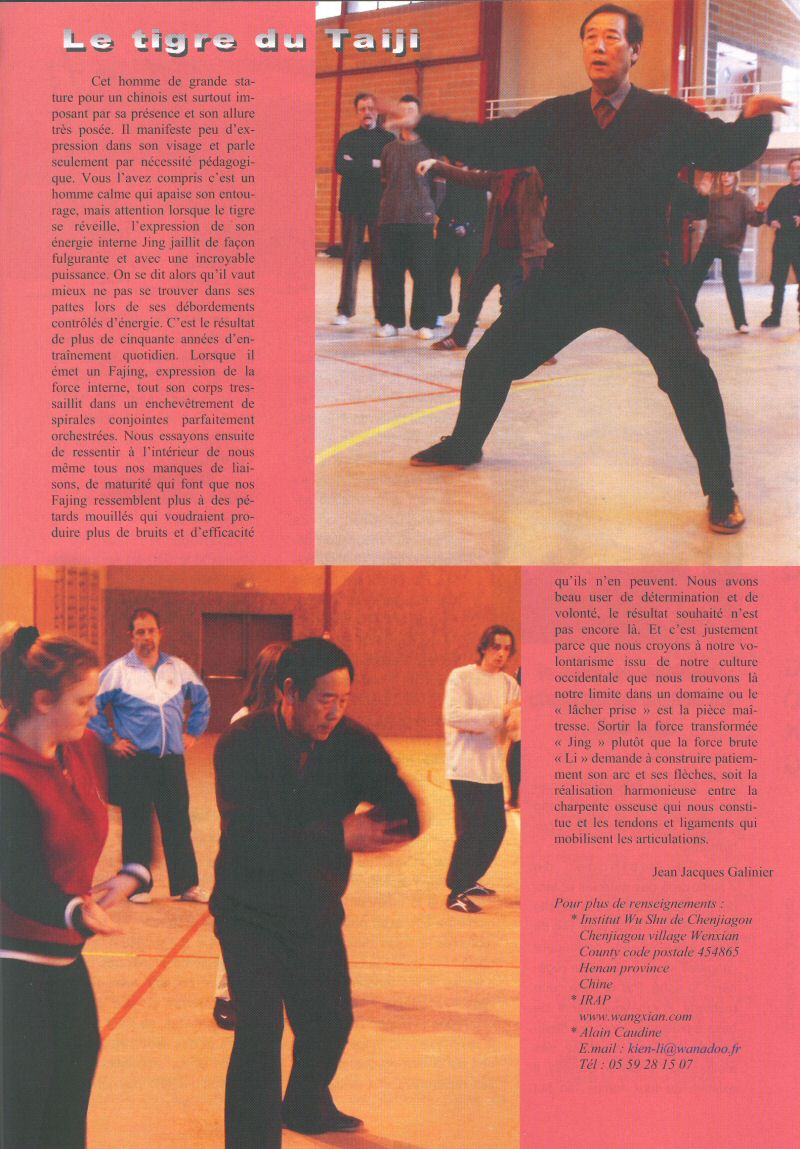 Kung Fu Magazine Wang Xian 2